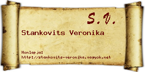 Stankovits Veronika névjegykártya