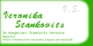 veronika stankovits business card